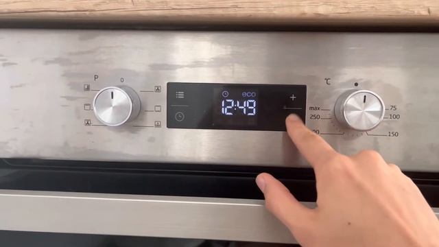 Как установить время в интерфейсе духового шкафа Beco смотреть онлайн