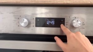 Как установить время в интерфейсе духового шкафа Beco