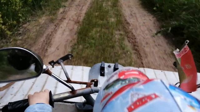 Самодельный квадроцикл, тянет смотреть онлайн