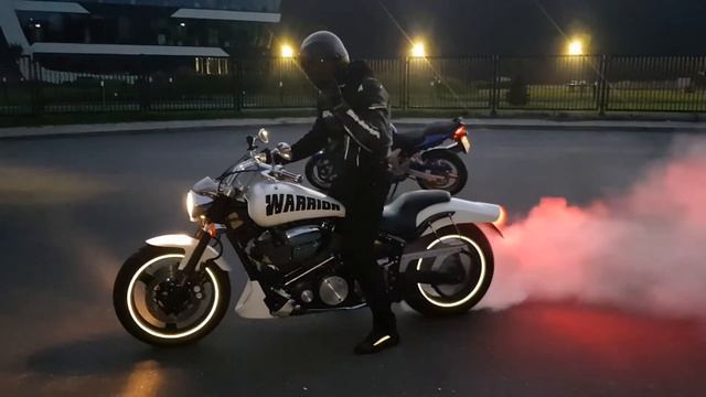 Yamaha Warrior xv1700 burnout смотреть онлайн