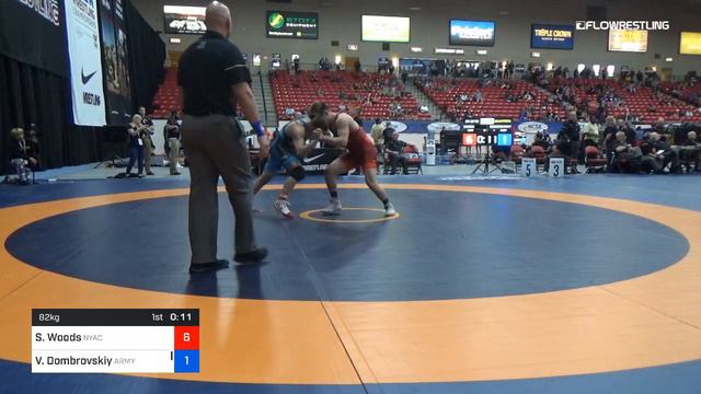 82 Kg Quarters Spencer Woods NYAC Vs Vladslav Dombrovskiy Army WCAP смотреть онлайн