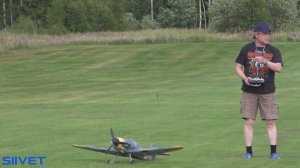 Messerschmitt 109 G-2 Finnish Air Force RC Scale Model Failed Takeoff  Flight #2 18.7.2020