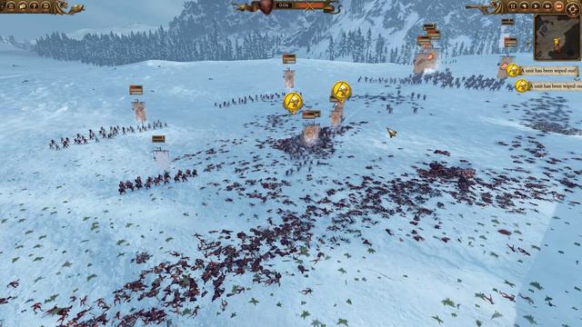 Norsca vs Empire & Vampire Counts | Total War Warhammer 2 - The Queen & The Crone DLC смотреть онлайн