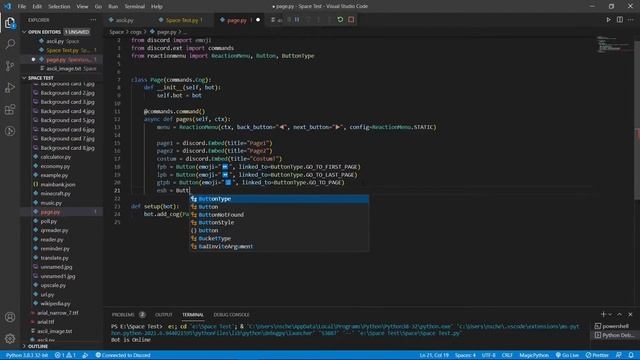 Help Command Mit Reactions! | Discord.py смотреть онлайн