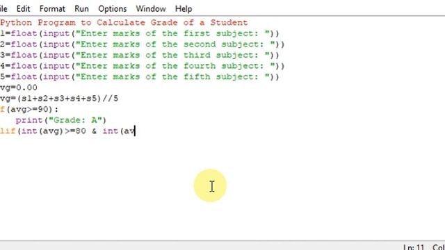 Python Program to Calculate Grade of students смотреть онлайн