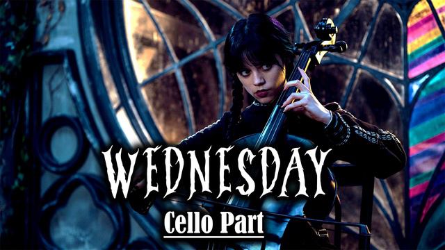 Wednesday Plays The Cello | Paint It Black | Wednesday смотреть онлайн
