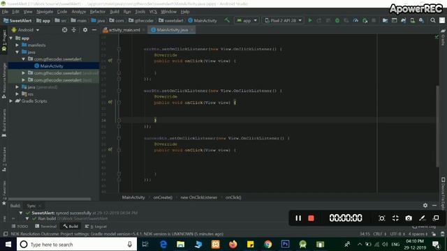 How to make Sweet Alerts in android | Android Studio смотреть онлайн