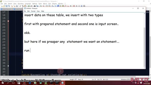 JDBC Connectivity With MySql_Part-9 | Advance Java | by Badal смотреть онлайн