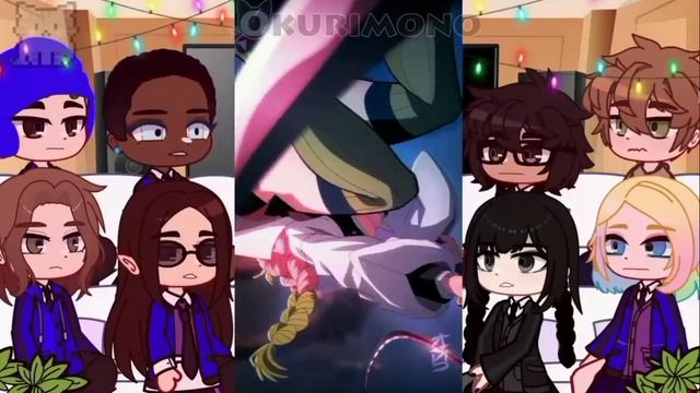 Wednesday reacts to F!y/n as Mitsuri Kanroji // Season 3‼️PART 2 смотреть онлайн