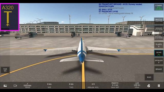 RFS Real Flight Simulator - Tutorial: TAXI to GATE on HD Airport смотреть онлайн
