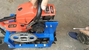 Сборка окучника из бензопилы