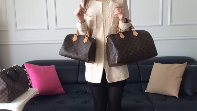 Louis Vuitton Speedy Comparison Review,Speedy 25 vs 30 vs 35 смотреть онлайн