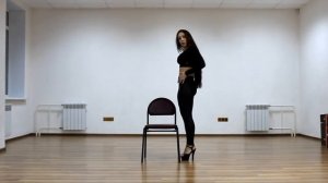 Стрип-пластика: связка №2, танец со стулом.
