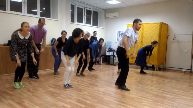 Линди хоп. Урок 26 ноября 2018 г.(3). Начинашки. смотреть онлайн