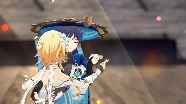 【Genshin Impact MMD／4K／60FPS】Scaramouche(Wanderer) × Lumine【されば君、かなし】 смотреть онлайн