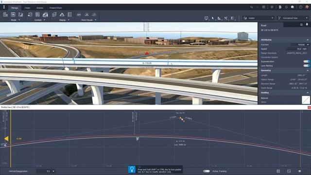 What's New in InfraWorks (2020.1): Roadway Profile Update смотреть онлайн