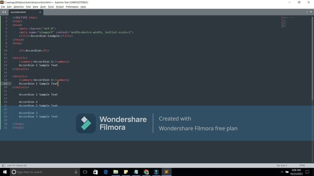details element for creating accordion in html (no javascript) смотреть онлайн