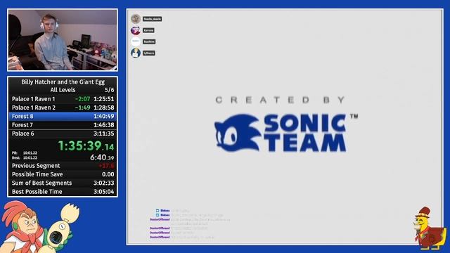 Billy Hatcher and the Giant Egg All Levels in 3:08:32 смотреть онлайн