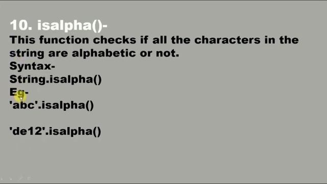 String Function In Python смотреть онлайн