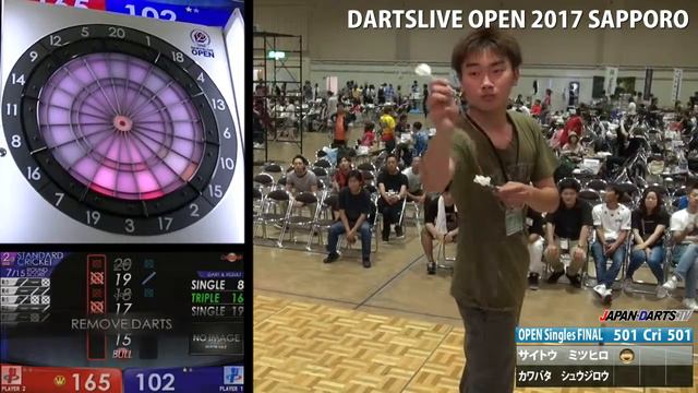 DARTSLIVE OPEN 2017 SAPPORO OPEN シングルス FINAL смотреть онлайн