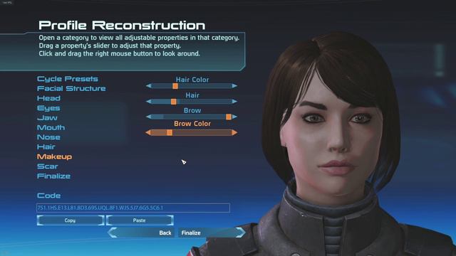 Mass Effect Legendary Edition Celebrity 2021 character creation Candice Neil (aka Jack) смотреть онлайн