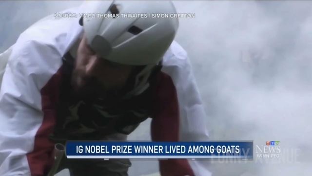 News Anchors Can't Stop Laughing At Goat Man смотреть онлайн