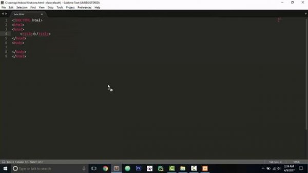 Create a website on localhost