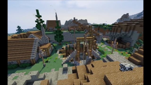 Timelapse - Средневековой карты в Minecraft смотреть онлайн