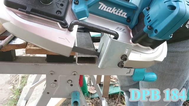 Аккумуляторная ленточная пила Makita DPB 184. смотреть онлайн
