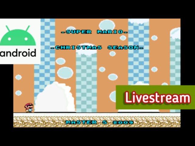 Super Mario World Christmas Season Hack Android walkthrough SNES ASMR Livestream #3 смотреть онлайн