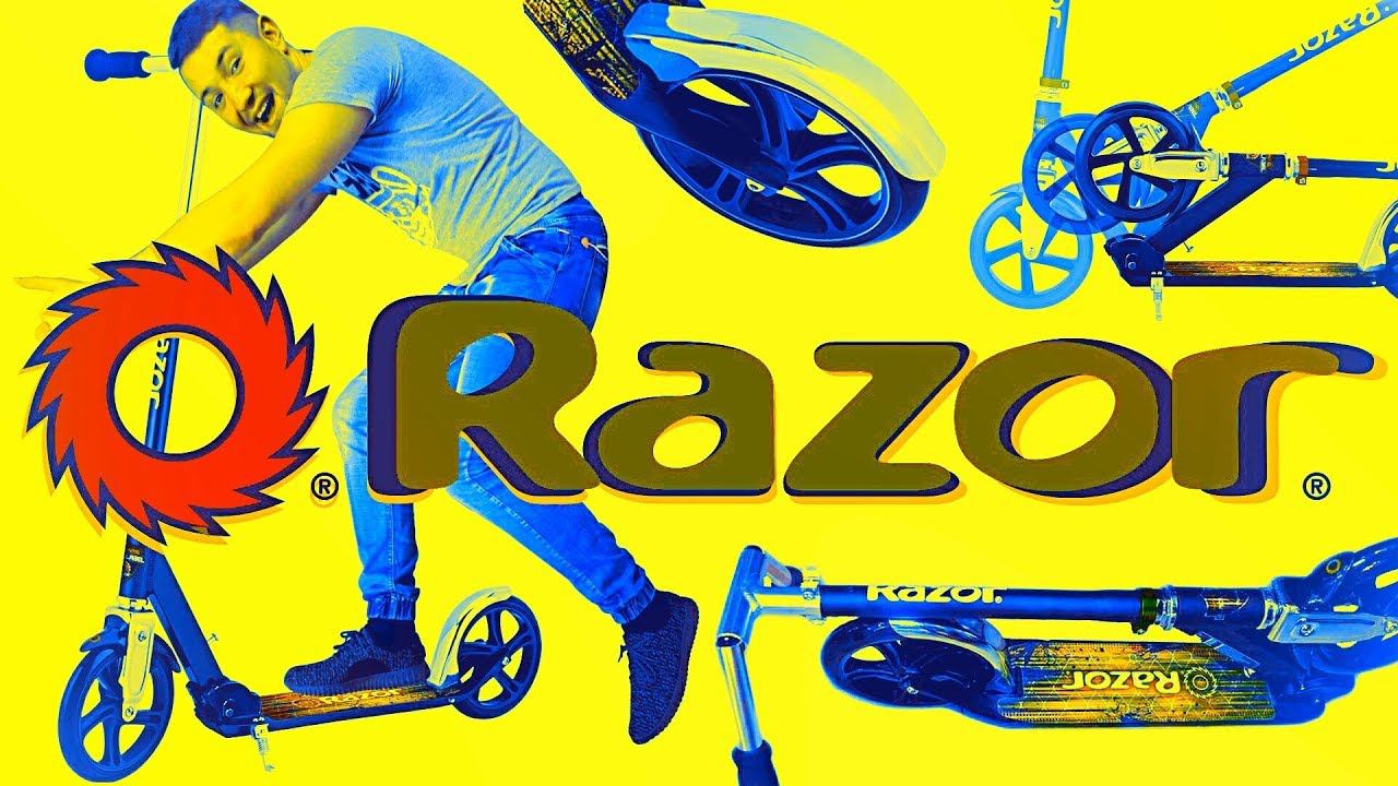 Самокат городской Razor A5 Lux Обзор, тест. Надежный, складной, неубиваемый, легкий смотреть онлайн