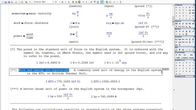 4.22 SMath Studio: Using Units in Calculations (Part 1) смотреть онлайн