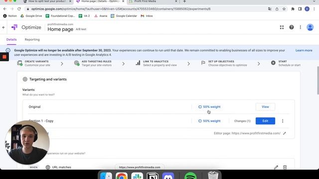 How to Split Test Your Pages with Google Optimize for Free смотреть онлайн
