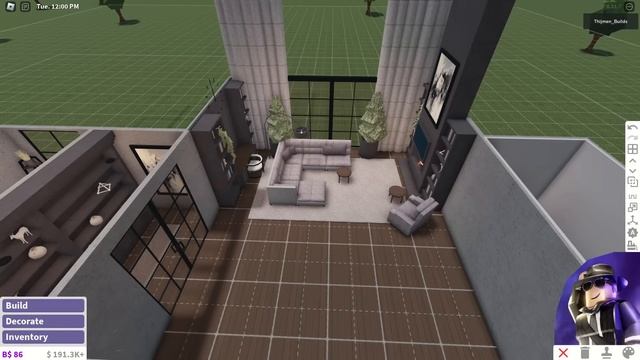 BLOXBURG: Modern Summer Family Mansion Speedbuild (interior + Full Tour) Roblox House Build