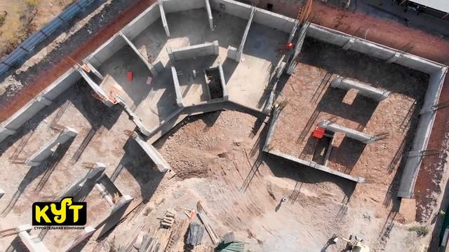 Аэросъёмка строительства жилого дома. 05 10 2020 смотреть онлайн