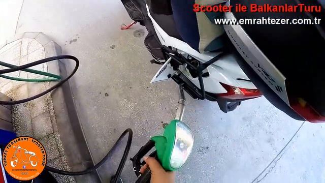 Self Servis Benzin İstasyonu | Kobarid Slovenya | Scooter Motosiklet ile Balkan Ulkeleri Turu смотреть онлайн