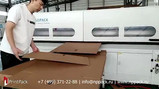 Тестирование цифровой машины для резки и рилевки гофрокартона AOPACK BM3000 смотреть онлайн