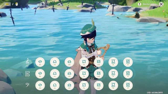 Genshin Impact Windsong Lyre/Lira Venti: Song Of Storms TLOZ (Cover)