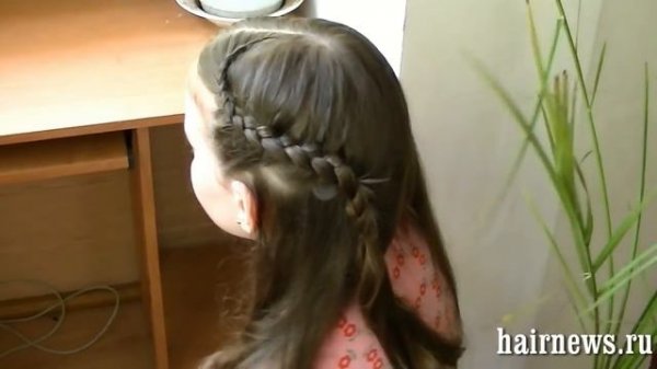 Плетение косичек "Сердечко"