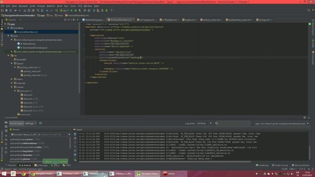 Tutorial Android Studio - Navigation Drawer Translucent Status Bar (Lollipop, KitKat, etc) смотреть онлайн