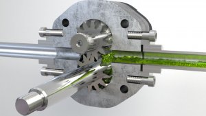 Как работает шестеренный насос?