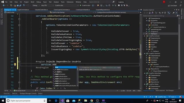 Criando uma conta e fazendo login em nossa api смотреть онлайн