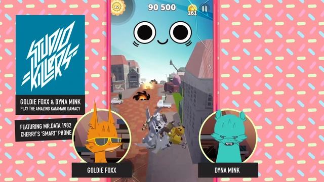Goldie Foxx and Dyna Mink Play Games: Amazing Katamari Damacy смотреть онлайн