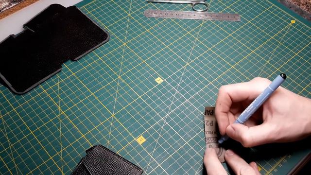 ✪ Гаманець [200х98х18 мм] ➤ Процес виготовлення ➤ 5 частина: «Деталі підкладу» ✪ смотреть онлайн