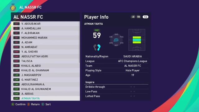 eFootball PES 2021 SEASON UPDATE AL NASSER B2Y REAL FACES смотреть онлайн