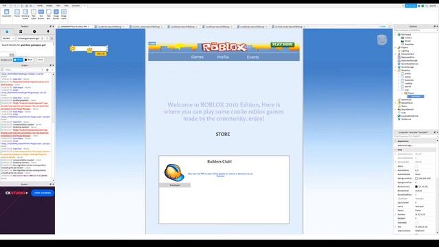 Making Old ROBLOX Inside of ROBLOX Studio | DEVELOPMENT | смотреть онлайн