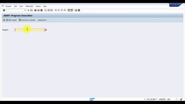 How to delete a Variant in SAP Through SA38 смотреть онлайн