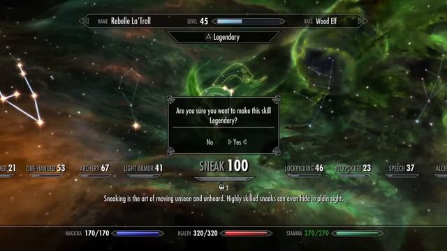 How to Prestige a Skill and make it LEGENDARY on Skyrim Remastered смотреть онлайн