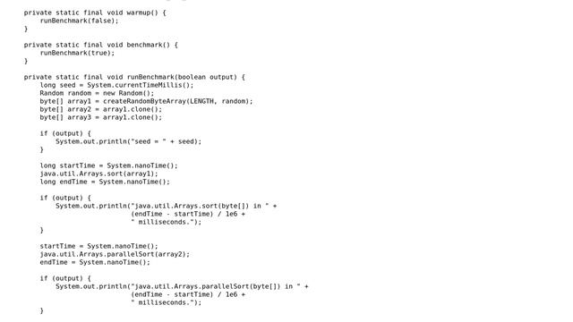 Code Review: Efficient counting sort for large byte arrays in Java смотреть онлайн