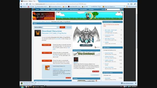 World of Warcraft - How to install an addon manually смотреть онлайн